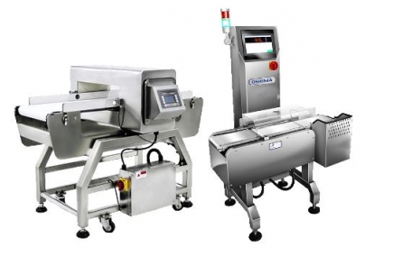 Máy dò kim loại và cân trọng lượng